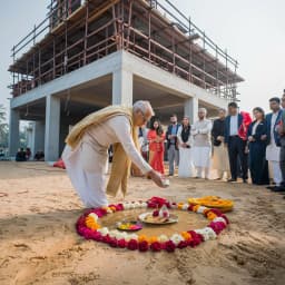 Book Bhoomi Puja: A Sacred Ceremony for New Beginnings with My Dharam Karam | Online Hindu Puja Services